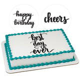 Elegant Celebration Edible Images