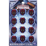 12 Spiderman Icing Decorations 1.25" - Marvel Comics