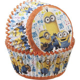 50 Minions Cupcake Liners Cups - 2" Despicable Me Pixar Baking