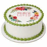 Urban Floral Edible Image