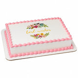 Urban Floral Edible Image