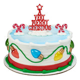 Christmas Lights and Tree's Cupcake Rings and Pick's