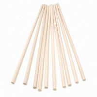 12 count Dowel Rods (0.25" x 12")  DIY Wooden Photo Booth Props Tiered Crafts Mustache Mask Lips