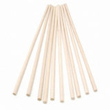 12 count Dowel Rods (0.25" x 12")  DIY Wooden Photo Booth Props Tiered Crafts Mustache Mask Lips