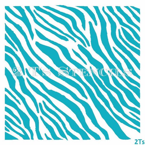 Zebra Stencil - 2-T's Stencils