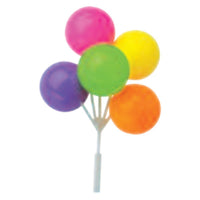 Neon Colors Multi Balloon Cluster- Cake Decorating