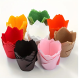 CUPCAKE LINERS TULIP - 50 CT