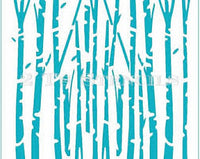 Birch Tree - 2 T's Stencils - Cookies Royal Icing Airbrush Cookie Decorating Cakes Etc