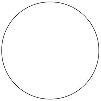Cake BOARD Round 7" White Waxed Grease Resistant Case of 100