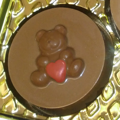 Bear w/ Heart Cookie Mold  Ice Tray Soap Making Plaster Crafting Concrete Crafts