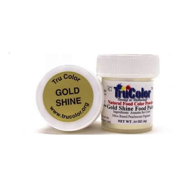 GOLD Shine Powder Food Paint By TruColor .21 oz (6g)