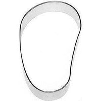 Flip Flop Right 4 1/8&quot; x 2 1/4&quot; Cookie Cutter - Beach Summer Spring Shoes Clothes Clothing Zapatos Ropas Lake