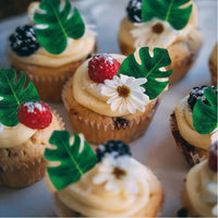 Edible Leaf Decoration 12 pack