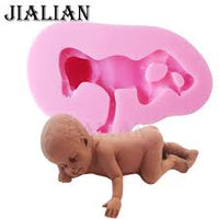 Sleeping Baby 2" Silicone Mold - USA SELLER Cake Decoration Candy Soap Mold
