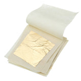 Gold Leaf 24K - Metal Sheets 3.5" x 3.5" Foil Crafts (10 sheets included) Edible