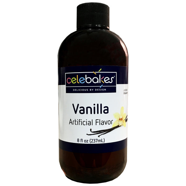Vanilla Flavor - 8 oz Clear Artificial KOSHER