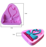 Love Birds - Swan Silicone Mold - Gumpaste Fondant Royal Icing Soap