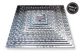 PME SQUARE Cake Card Silver Board 3mm Thick 4" - 16" GREASE PROOF!