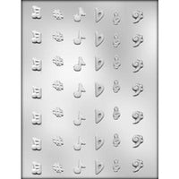 Mini Music Note .75" Chocolate Mold - FREE CUSA SHIPPING Ice Tray Soap Making Plaster Crafting Concrete Crafts