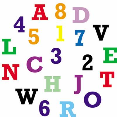 FMM BLOCK Uppercase Alphabet & Number Set Tappit  Lettering, Letters 1.5cm