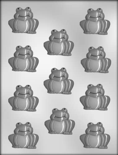 FROG Chocolate Mold -  90-12904 Ice Tray Soap Making Plaster Crafting Concrete Crafts Horse Shoe