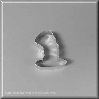 FLOPPY TOP HAT METAL COOKIE CUTTER 3.5"