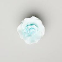 Pastel Blue Formal Rose Flower - 3" Set of 3 - Gumpaste