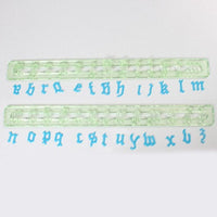 FMM Old English Lowercase Alphabet 1.5cm - 2 Piece Set Tappit Letters