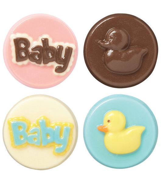 Baby Cookie Chocolate Mold - Its a Boy Its a Girl Ducklings Ducks