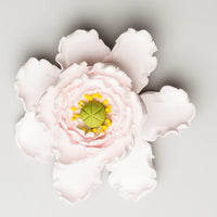 4" Blush Pink Gumpaste Peony Flower