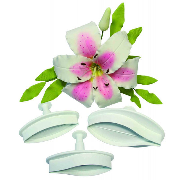 VEINED LILY PLUNGER SMALL (60MM) SET 2