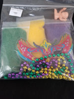 Mardi Gras King Cake Kit 8PCS.