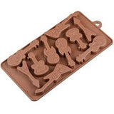 GUITAR Silicone Mold 10 Cavity 3" - Chocolate Brownie Fondant Royal Icing Soap Candies Gum Past