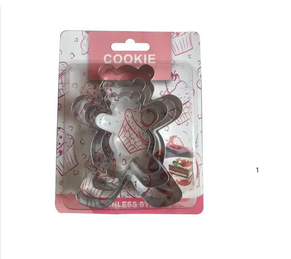 Mini Teddy Bear 1.75" Cookie Cutter