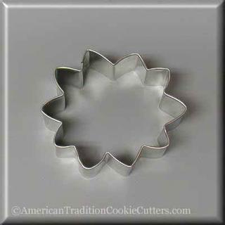 SUNFLOWER METAL COOKIE CUTTER 3"