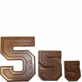 Collegiate Number #5 Chocolate Mold 90-14315 - FREE USA SHIPPING  Soap Concrete Plaster Crafts Birthday