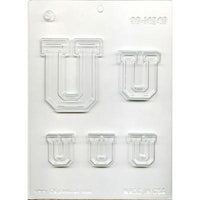 Collegiate Letter U u Chocolate Mold 90-14333 - FREE USA SHIPPING - Soap Concrete Plaster Crafts