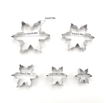 SNOWFLAKE 5 pc COOKIE CUTTER Set 1.75" - 4.25"