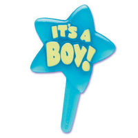 12 IT&#39;S A BOY! Cupcake Picks - Baby Shower