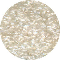 White Edible Glitter Flakes 1/4 oz Jar - 7.08 g Sprinkles