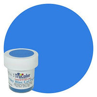 NEW BIGGER BOTTLE Sky Blue TruColor Natural Food Color Powder 0.25 oz (7 grams) - Kosher All Natural Food Coloring Tru Color