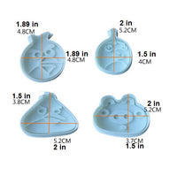 Angry Birds Plung Cutter 2" Cookie Cutter Set of 4