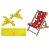 JEM 3 PC Deck Chair Cutter - Fondant Gumpaste Clay Crafts