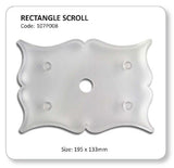 JEM Rectangle Scroll - Cake Decorating Tools Sugar Flowers