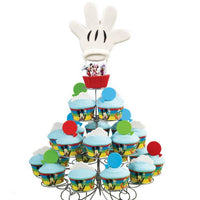 24 Mickey Mouse Clubhouse Cupcake Fun Pix - 3" Disney Minnie Donald Goofy Pluto