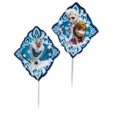24 Frozen Cupcake Fun Pix - 3&quot; Disney Elsa Anna Olaf