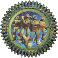 50 Teenage Mutant Ninja Turtles Cupcake Liners Cups 2&quot; - Nickelodeon