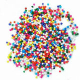 Mixed Rainbow Tiny Non-Pareils 16 oz bag - 1 lb CK Products