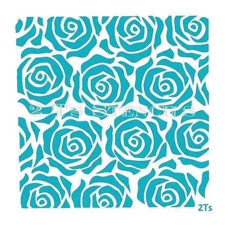 Roses Stencil