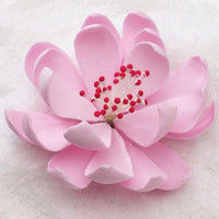 LOTUS 3.75" Pink Gumpaste Flower